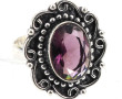 Bague argent 925ème sertie d'une améthys