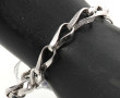 Bracelet ligne en argent 925ème et stras