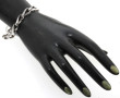 Bracelet ligne en argent 925ème et stras