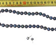Collier shoker en perles d'eau douce gri
