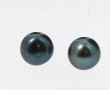 Collier shoker en perles d'eau douce gri