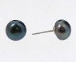 Collier shoker en perles d'eau douce gri