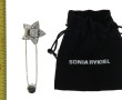 SONIA RYKIEL - Broche "étoile" en métal 