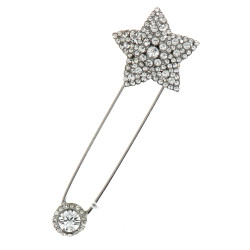 SONIA RYKIEL - Broche "étoile" en métal 