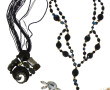 Lot de bijoux fantaisie : 5 colliers don