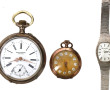 Lot de 3 montres en argent : une montre 