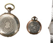 Lot de 3 montres en argent : une montre 