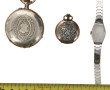 Lot de 3 montres en argent : une montre 