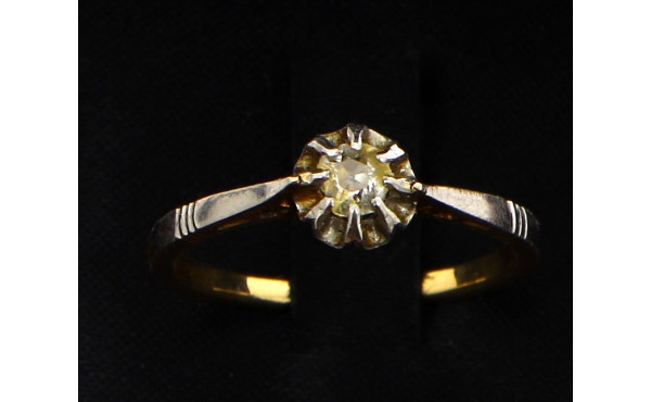 FRAIS REDUITS A 15 % - Bague solitaire d