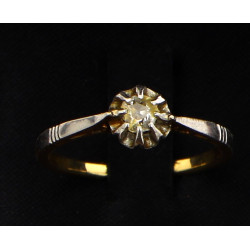 FRAIS REDUITS A 15 % - Bague solitaire d