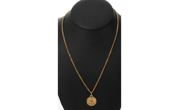 Médaille en or jaune "+ qu'hier - que de