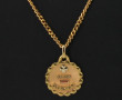 Médaille en or jaune "+ qu'hier - que de