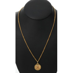 Médaille en or jaune "+ qu'hier - que de