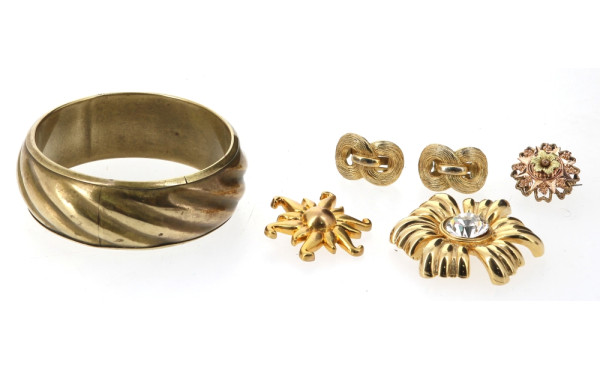 Lot de bijoux fantaisie : 3 broches en m