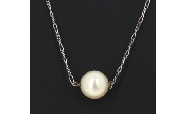 Collier en argent 835ème agrémenté d'une