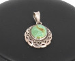 Deux pendentifs en argent dont un proven