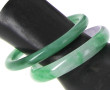 Deux joncs en jade, provenance Chine