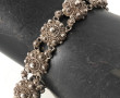 Bracelet en argent travaillé, travail as