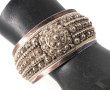 Bracelet jonc ouvert en argent travaillé