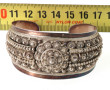 Bracelet jonc ouvert en argent travaillé