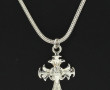 Pendentif croix stylisée en argent 925èm