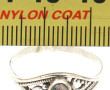 Bague en argent 925ème sertie d'un caboc