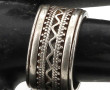 Bague jonc travaillé en argent 925ème, p