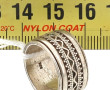 Bague jonc travaillé en argent 925ème, p