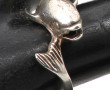 Bague dauphin en argent 925ème, poids 4 