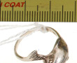 Bague dauphin en argent 925ème, poids 4 