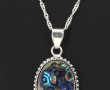 Pendentif en argent 925ème et coquille d