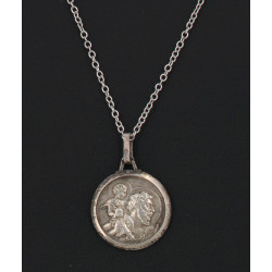 Médaille St Christophe et l'Enfant Jésus