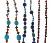Lot de bijoux fantaisie dont 4 colliers,