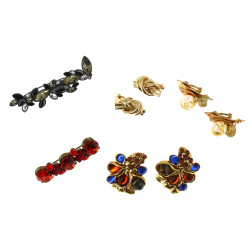 Lot de bijoux fantaisie style couture : 