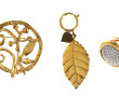 Lot de 3 bijoux, belle fantaisie : broch