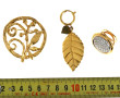 Lot de 3 bijoux, belle fantaisie : broch