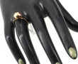 Bague en or jaune 18 cts, poinçon tête d
