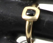 Bague en or jaune 18 cts sertie d'un sap