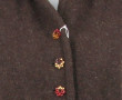 Veste femme en 100% laine couleur cholol