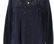 BASLER - Twinset bleu marine, 100% laine