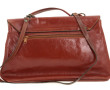 KATANA Paris - Sac en cuir fauve avec an