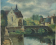 Raymond BESSE (1899-1969) "Vue d'Issoudu