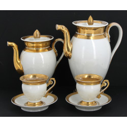 Porcelaine de PARIS XIXème - Service à c