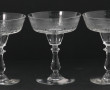 10 coupes à champagne anciennes en crist