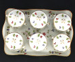 Service à crème en porcelaine décor à la