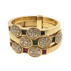 FRAIS REDUITS A 15 % - Bague 3 anneaux a