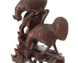 CHINE - Deux poules sur un tertre, sujet