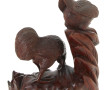 CHINE - Deux poules sur un tertre, sujet