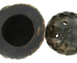 CHINE - Grand pot couvert en bambou scul