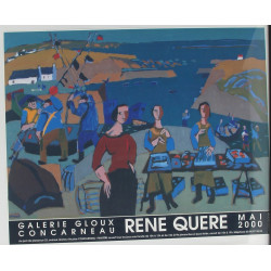 Affiche d'exposition de René Quéré (1932